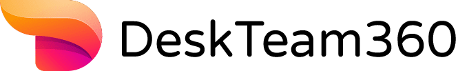 DeskTeam360 logo black version