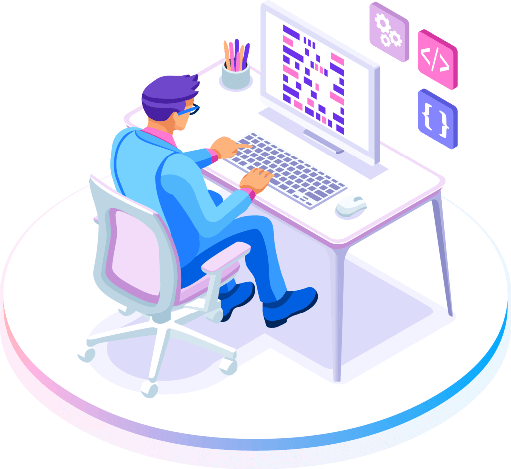 Creative design process illustration