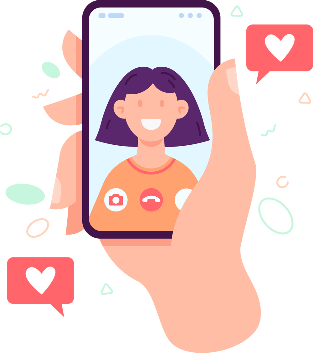 Professional team collaboration illustration