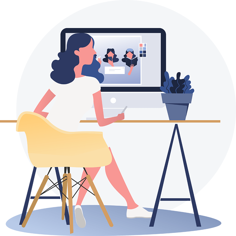 Professional designer illustration graphic