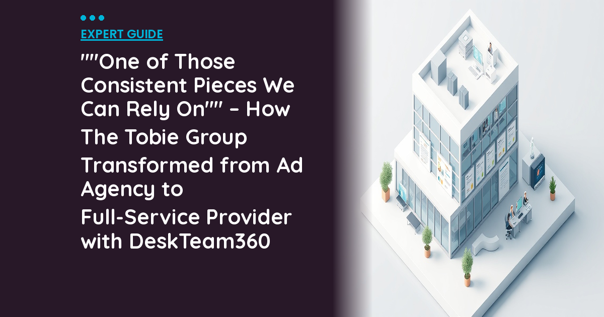 Tobie Group Ryan Burch case study mockup cover