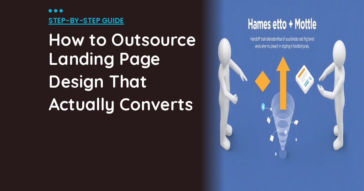 How to Outsource Landing Page Design That Actually Converts