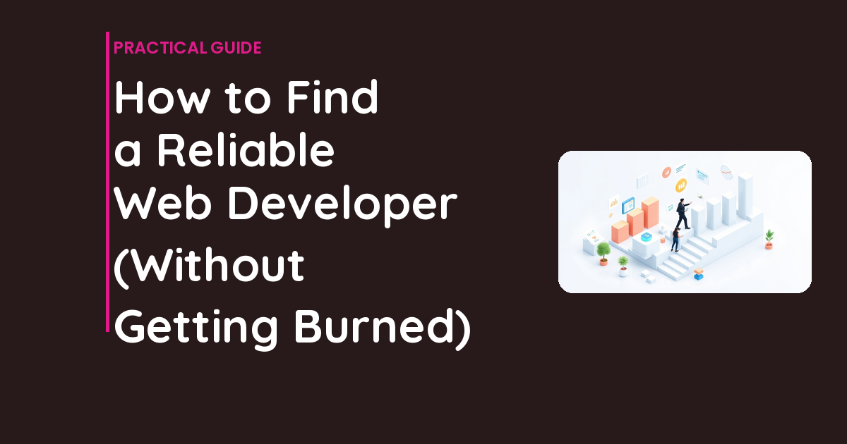 How to Find a Reliable Web Developer (Without Getting Burned)