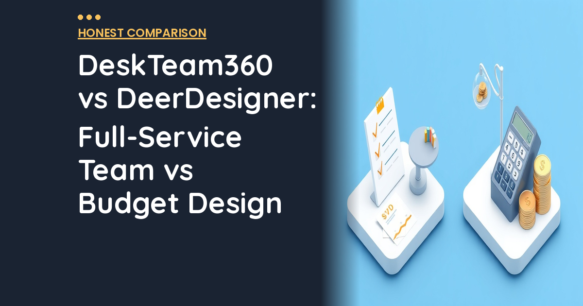 DeskTeam360 vs DeerDesigner: Full-Service Team vs Budget Design