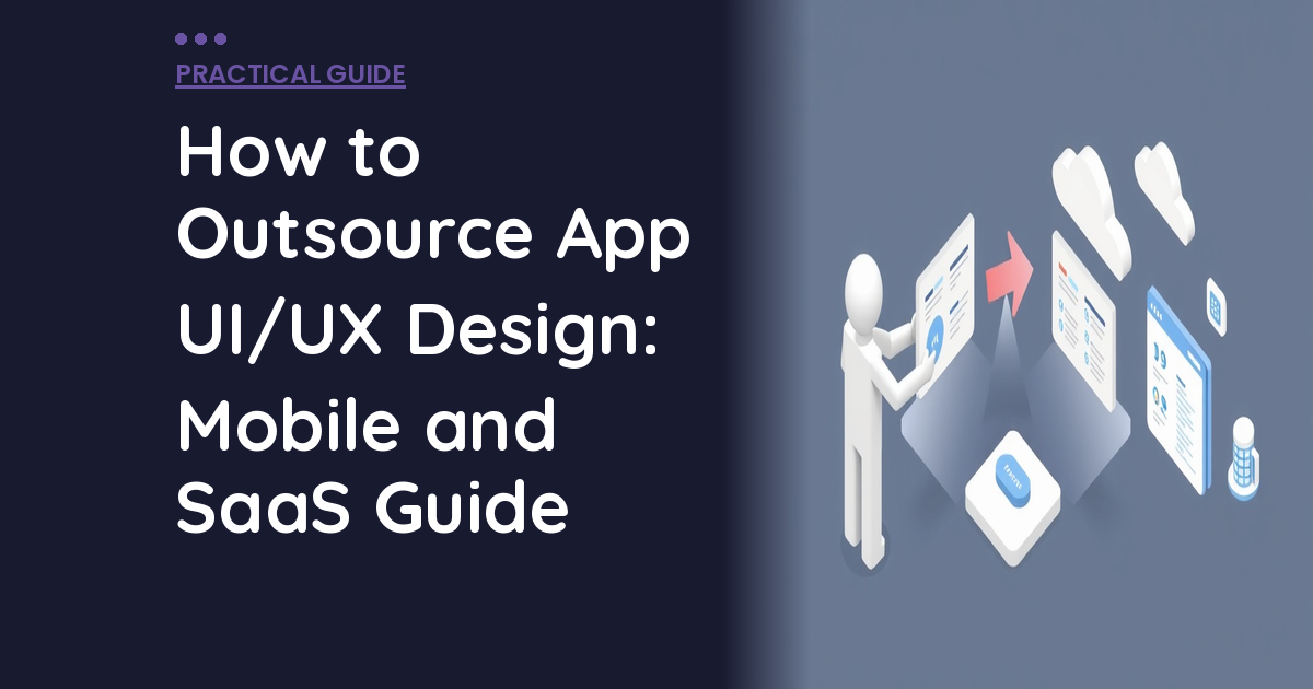 How to Outsource App UI/UX Design: Mobile and SaaS Guide