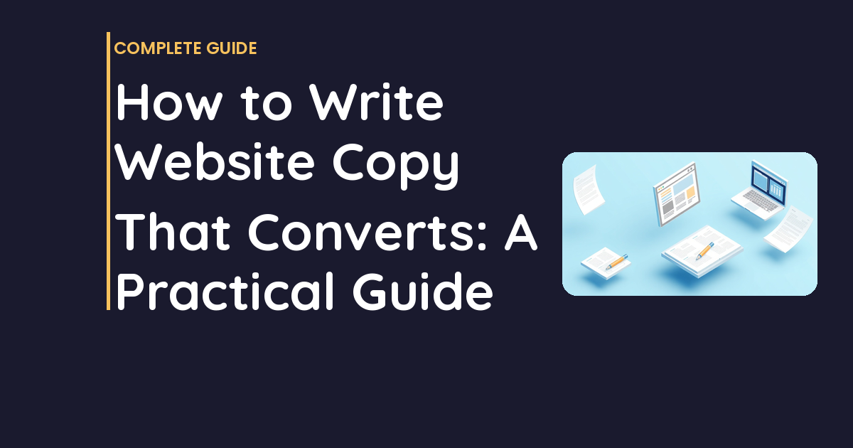How to Write Website Copy That Converts: A Practical Guide