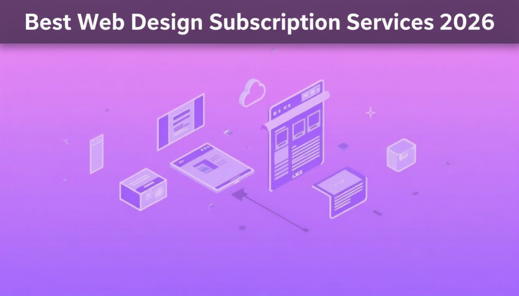 Best web design subscription services comparison 2026