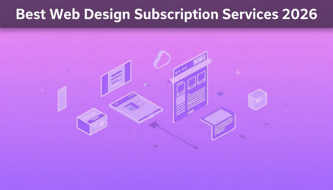 Best web design subscription services comparison 2026