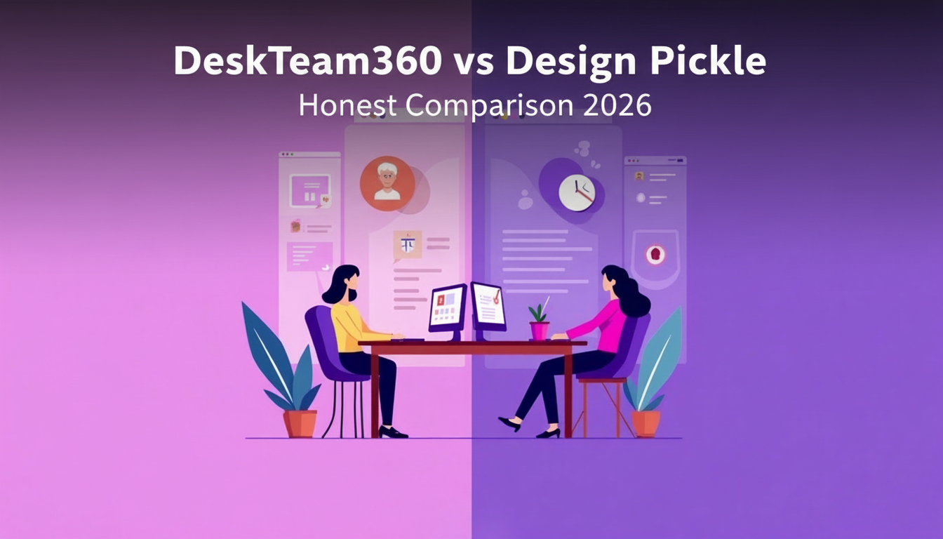 DeskTeam360 vs Penji comparison 2026