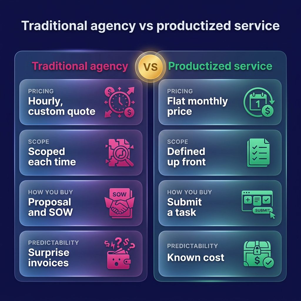 Comparison graphic